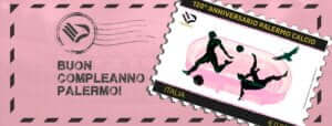 Stamp francobollo Palermo 120 anni