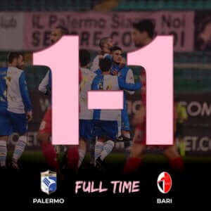 Palermo vs Bari 1-1