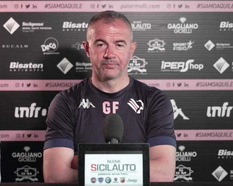 Filippi before the last Serie C match