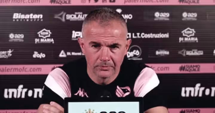 Coach Filippi before the 9th Match against Turris