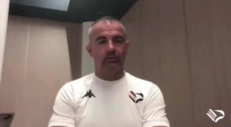 Coach Filippi before the 7th Match against Juve Stabia