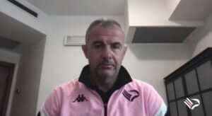 Coach Filippi before the away match against F.Andria