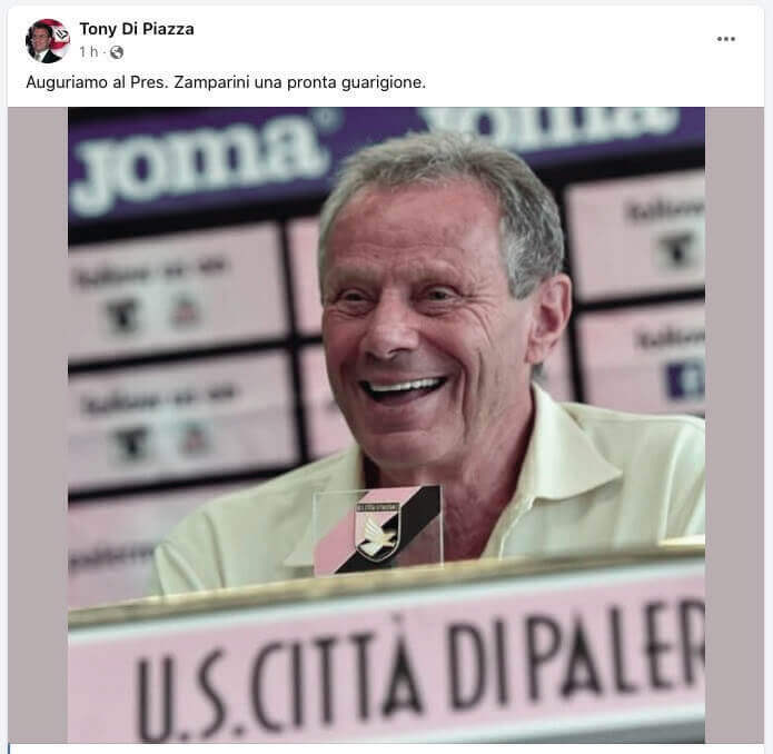 Tony di Piazza quit but still thinks Palermo