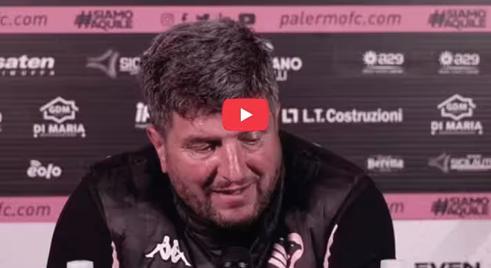 Baldini's conference before the 1st quarter National Playoffs against Entella