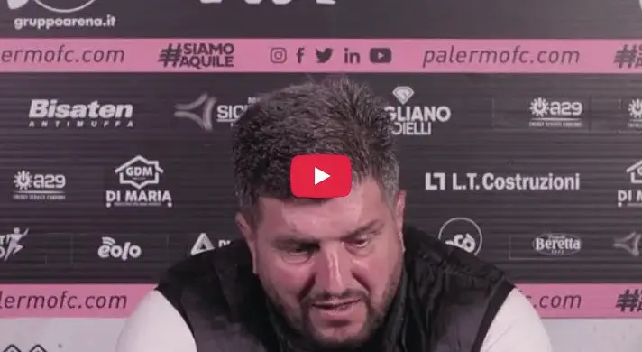 Baldini conference before 2nd quarter National Playoffs against Entella