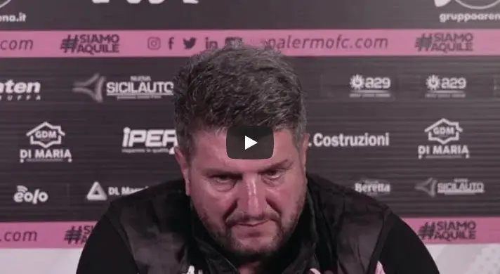 Baldini conference before 1st semifinals playoffs against Feralpisaló
