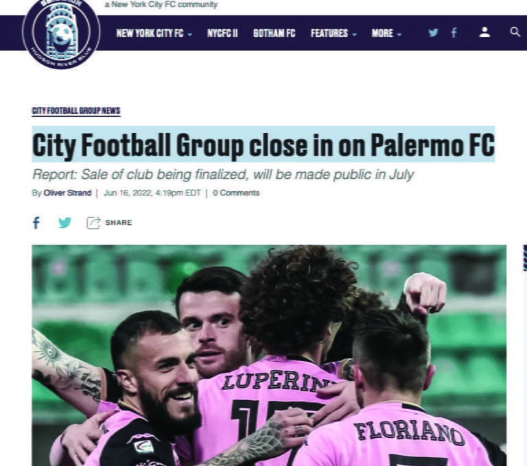 List of International Newspapers talking about the Rosanero