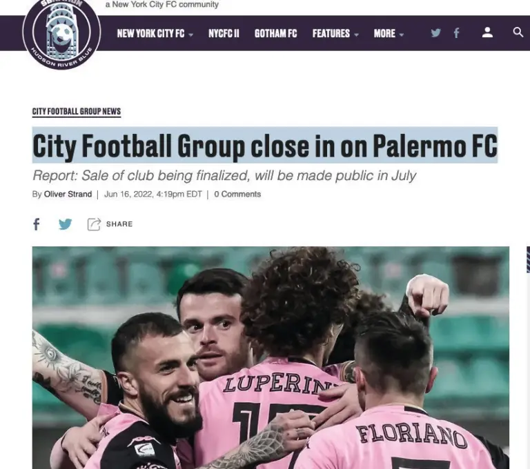 List of International Newspapers talking about the Rosanero