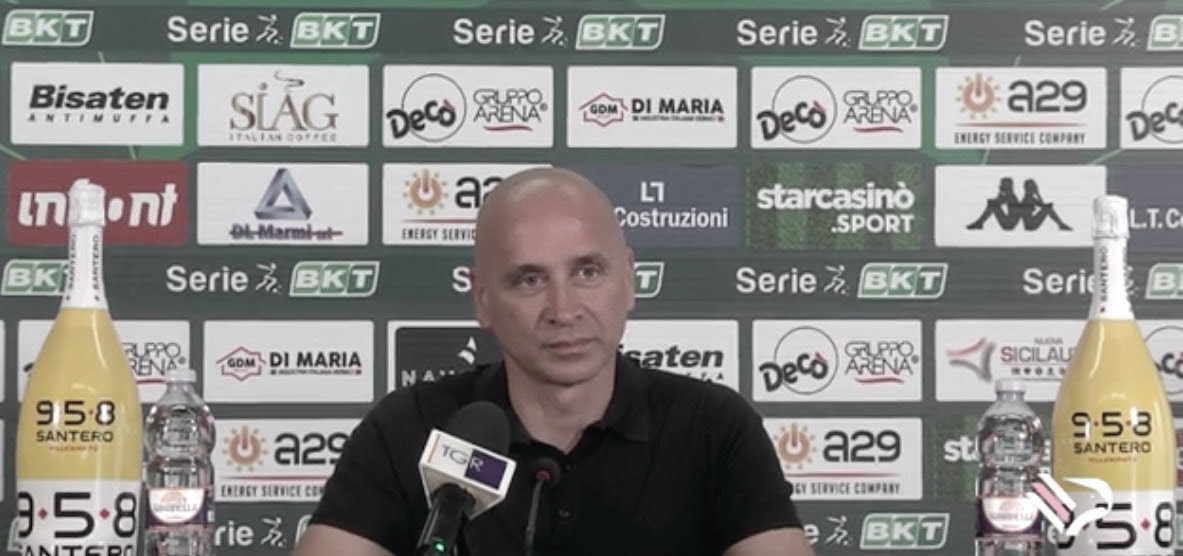 Palermo vs Südtirol the Corini Press Conference - 7th Day Serie BKT