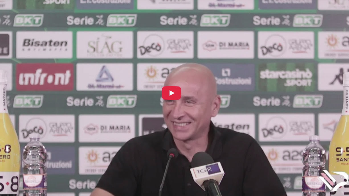 Frosinone vs Palermo the Corini Press Conference - 6th Day Serie BKT