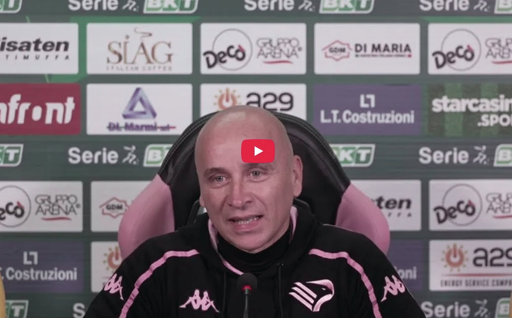 Palermo Como, Corini Conference 16th Serie B