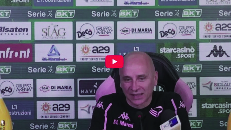 Sudtirol Palermo, Corini Conference, 26th Serie B