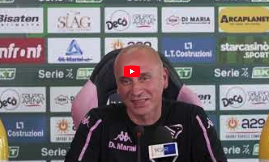 Palermo Brescia, Corini Conference 38th Serie B