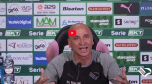 Corini press conference, against Reggiana