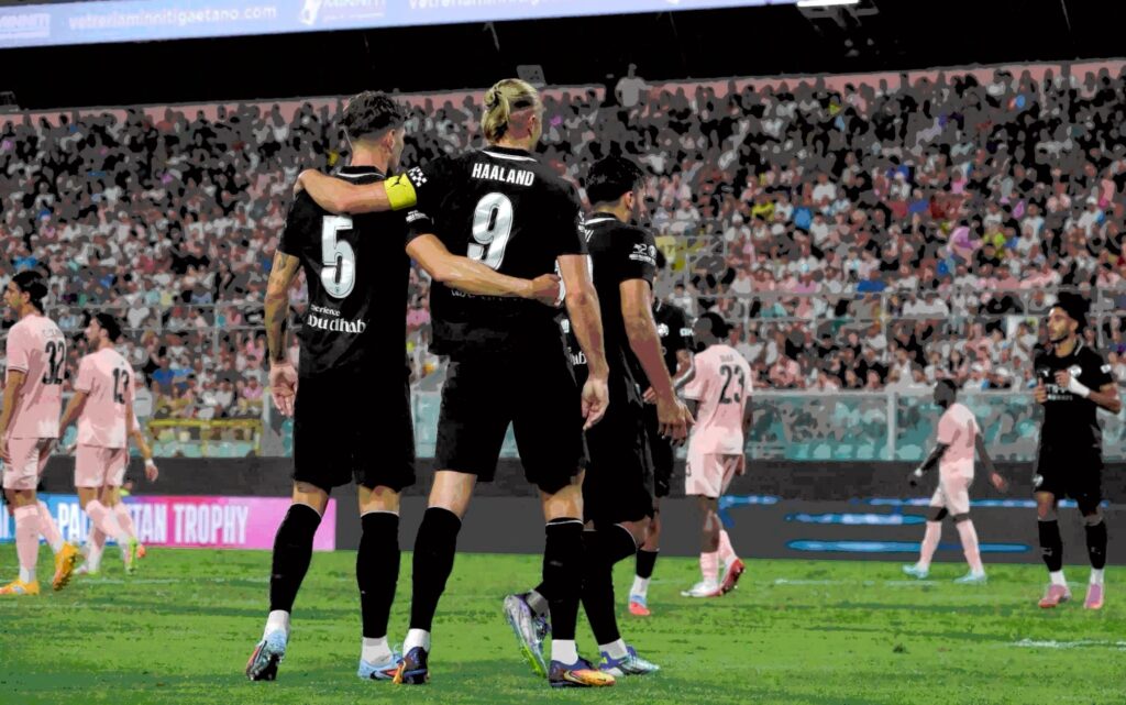 Haaland opens the scoring, then the Dutchman closes the match