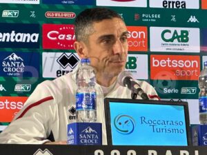Bari, Longo: "Good hour of play against an honestly stronger team"