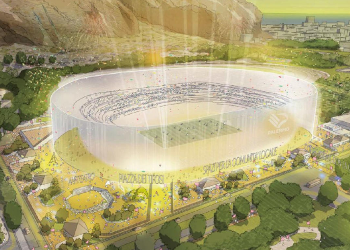 New stadium in Palermo, the City plan: museum, greenery and...