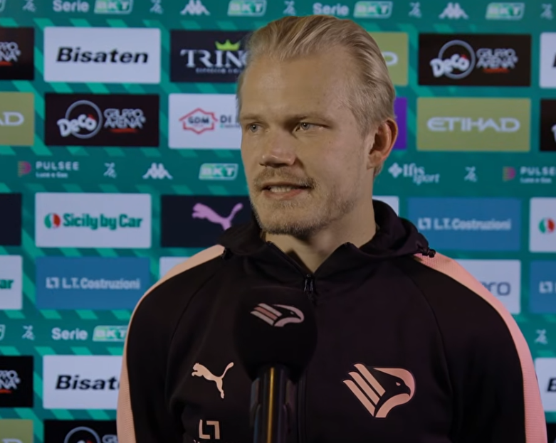 Palermo, Pohjanpalo still drags: «At Barbera we always want to win»