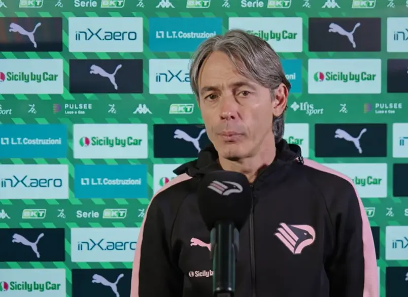 Palermo-Südtirol, Inzaghi: «Historical record at Barbera, but it must...
