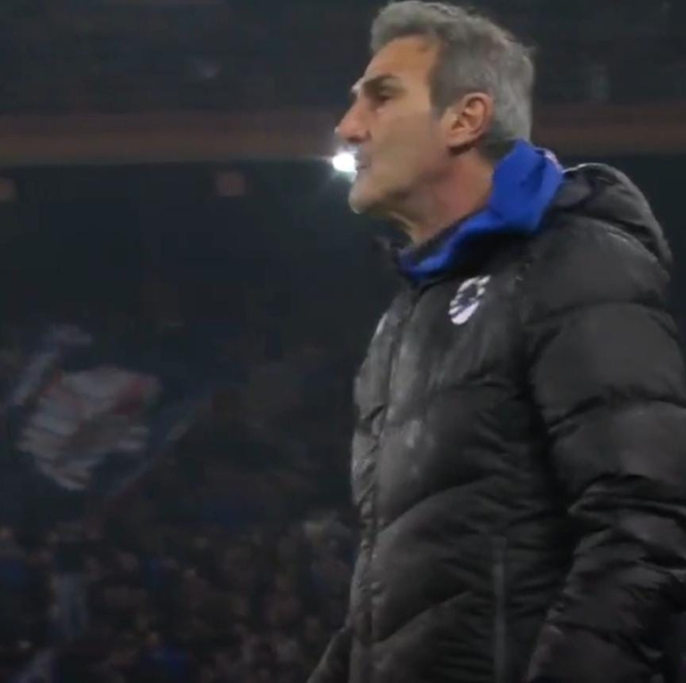 Sampdoria-Palermo, Gregucci: «The referee made a mistake at 3-3,...