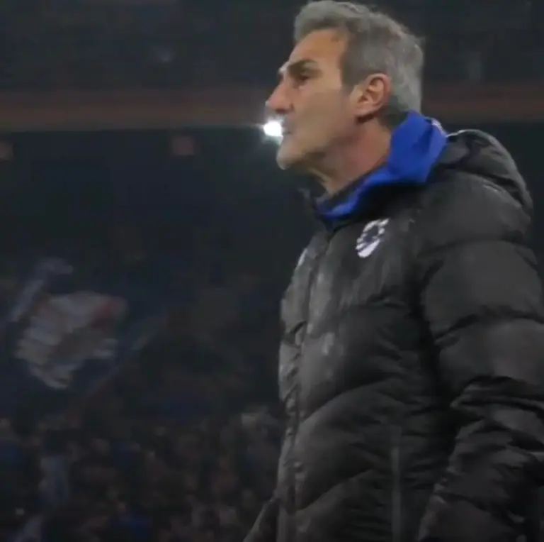 Sampdoria-Palermo, Gregucci: «The referee made a mistake at 3-3,...