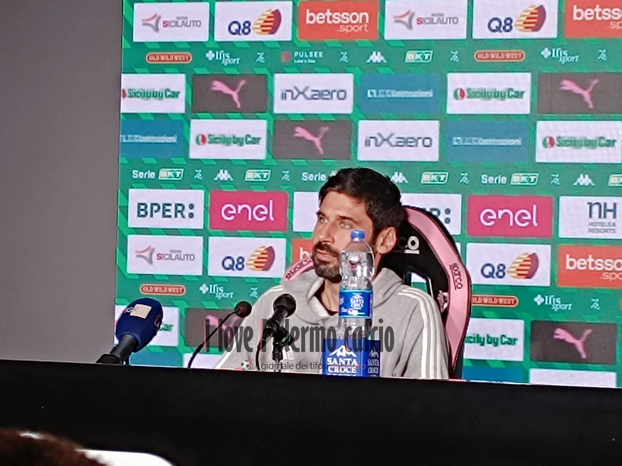 Palermo-Virtus Entella 3-0, Chiappella: «Congratulations to the...