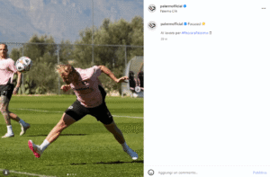 Palermo, head to Pescara: rosanero on the pitch in Torretta