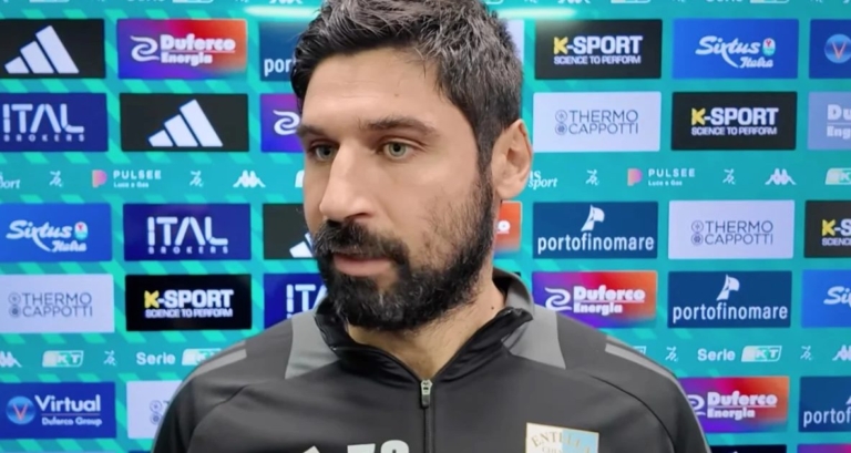 Entella, Chiappella: "It's a blessing to play at 'Barbera'. Palermo...