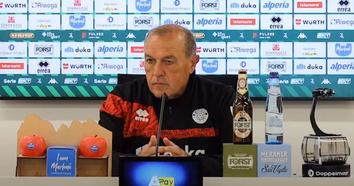 Castori: “Very questionable penalty, I won't comment on the referee”
