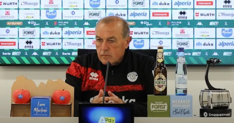 Castori: "The defeat in Palermo didn't damage confidence. No mistakes...