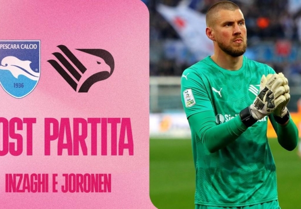 Pescara-Palermo: Inzaghi and Joronen in the post-match