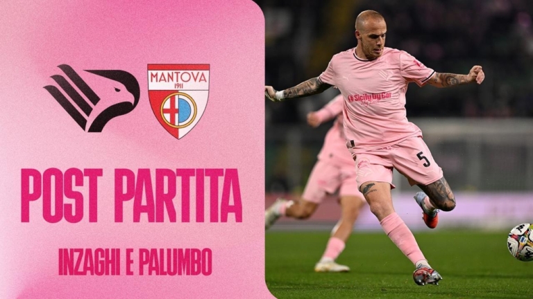 Palermo-Mantova: Inzaghi and Palumbo in the post match
