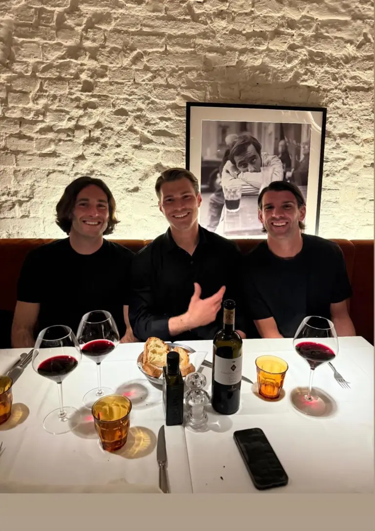 Palermo, dinner and relaxation after Padua: Augello, Segre and...