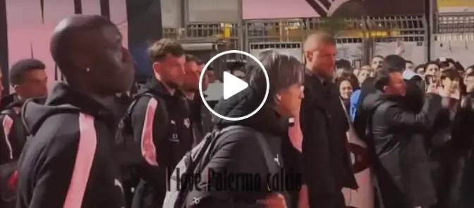 Palermo, welcome from the fans on the night at the Barbera: Inzaghi...
