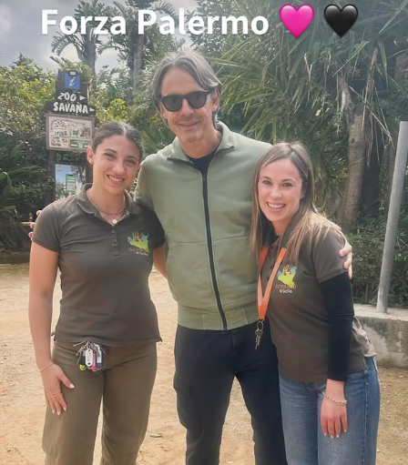 Palermo, Inzaghi at the Bioparco di Sicilia: relaxing day before the...