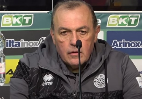 Sudtirol, Castori has no doubts: «Palermo is behind but has the means...