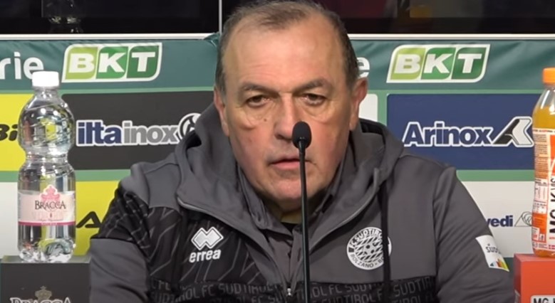 Sudtirol, Castori has no doubts: «Palermo is behind but has the means...