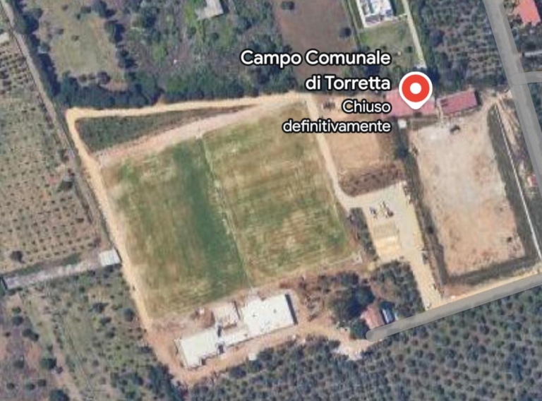Torretta municipal field, work finally ready to start again