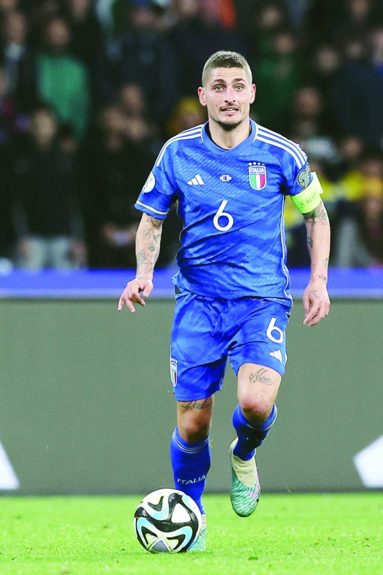 Playoff semi-final for the 2026 World Cup. Italy also loses Verratti