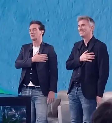 Ficarra and Picone bring the Palermo anthem to “Che tempo che fa”