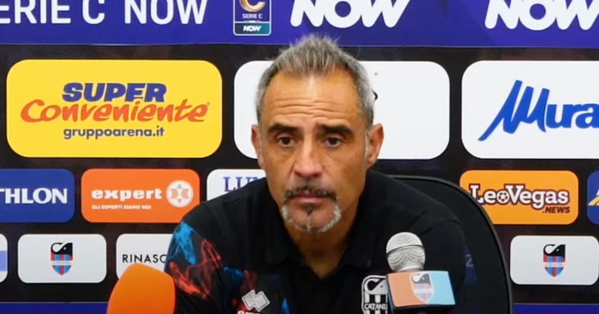 Catania, Toscano: "The victories will return, no one has stopped...