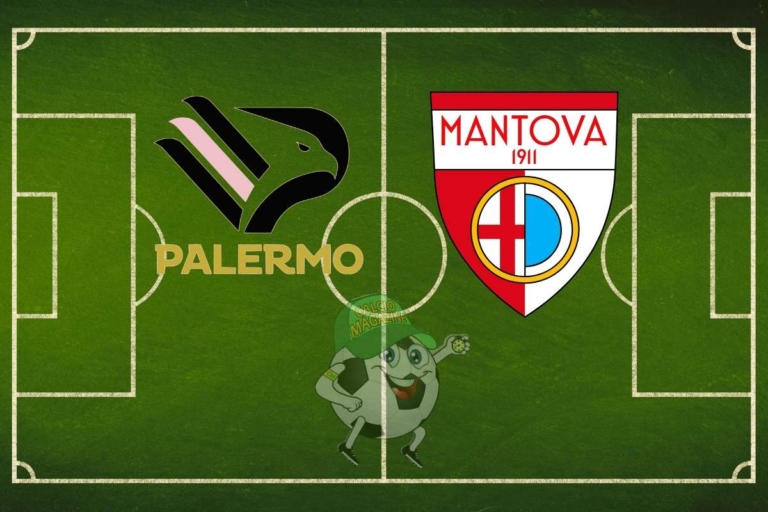 Palermo-Mantova: live coverage and real-time results