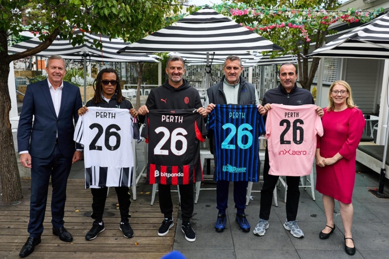 PHOTO – Palermo, Barone in Perth for the “Italian Football” conference