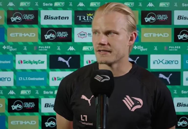 Palermo, Pohjanpalo: «Important record, but only Serie A counts»