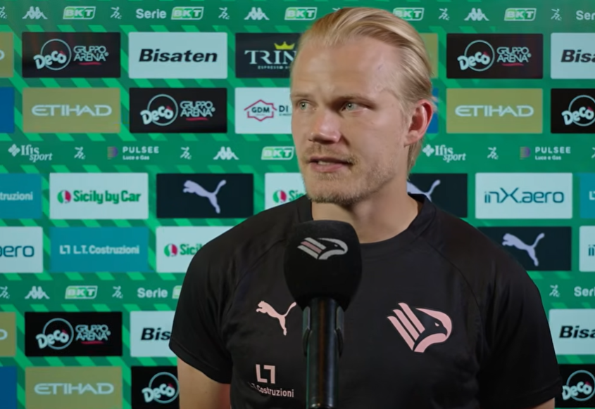 Palermo, Pohjanpalo: «Important record, but only Serie A counts»