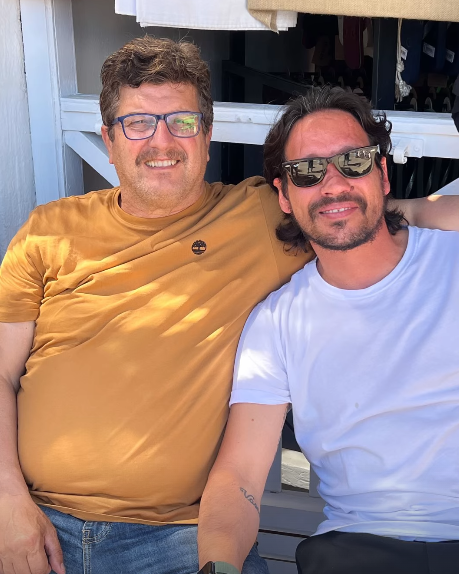 Palermo, relaxing Sunday for Baldini: lunch with Del Grosso