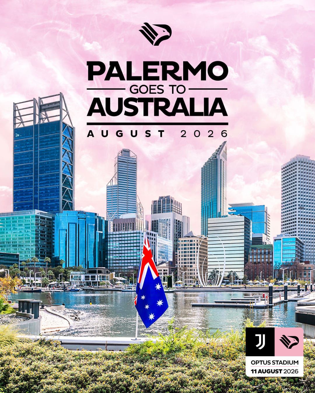 Palermo flies to Australia: the press release