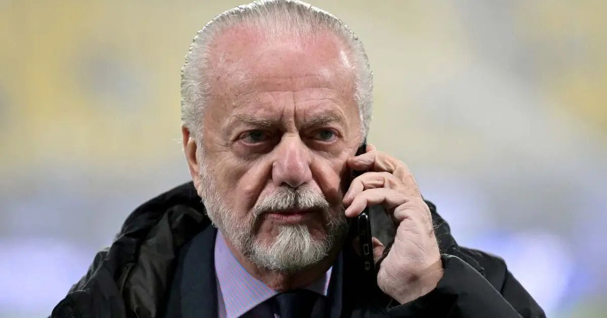 De Laurentiis thunders: “Small cities shouldn't have teams in Serie A”