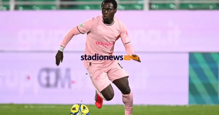 Palermo, injury for Gomes: he is out against Cesena