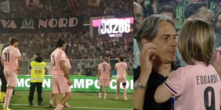 The tears of Pippo Inzaghi consoled by little Edoardo, the beauty of...